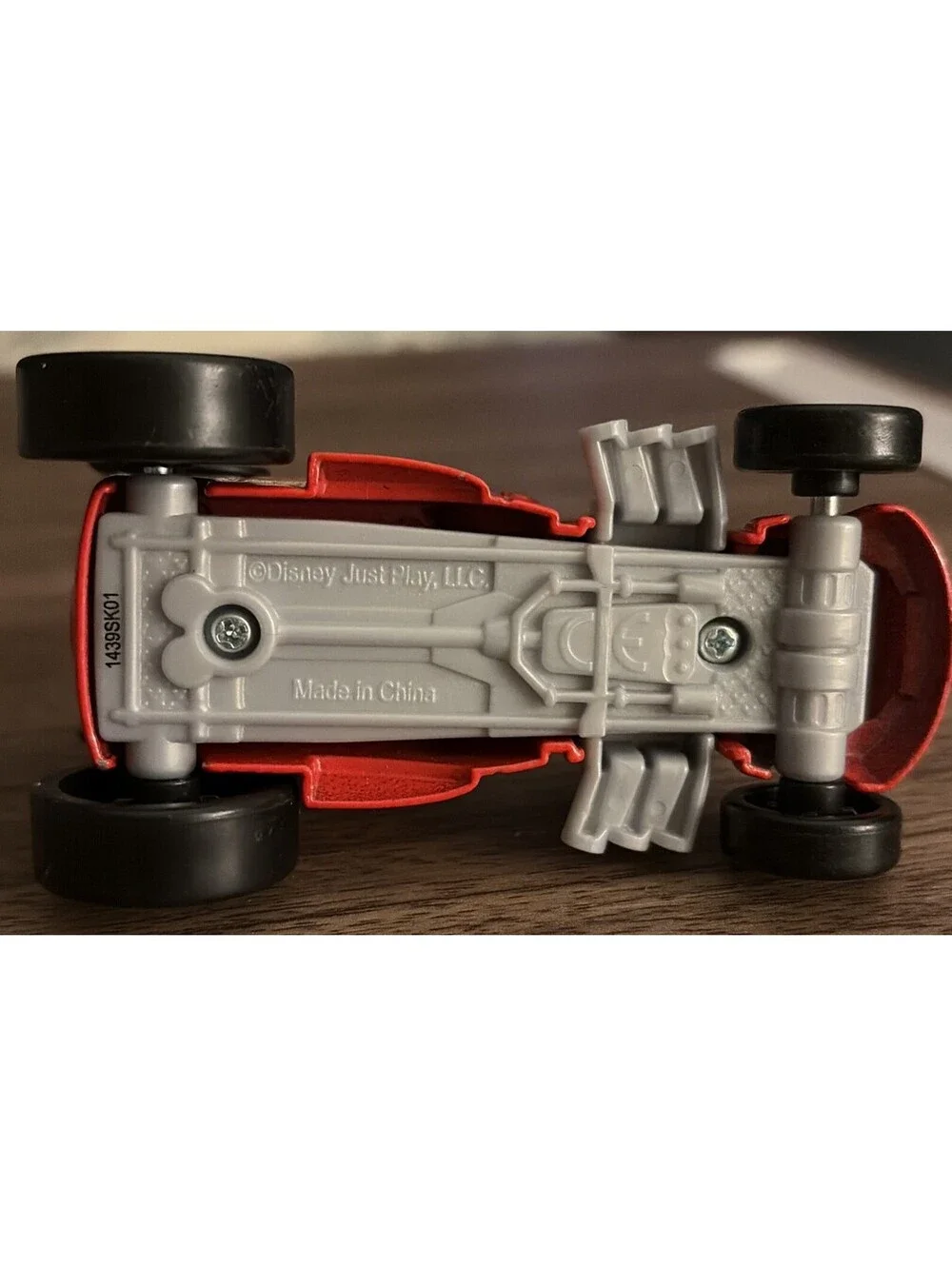 Mickey's Roadster Racers Hot Rod Diecast Red Race Car Mattel #28 Disney Mouse